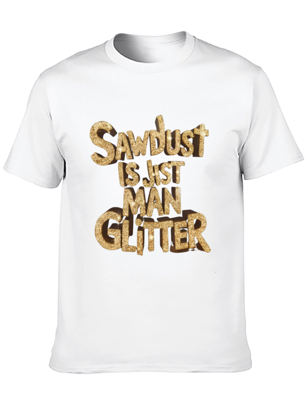 Sawdust Man Glitter Black T-Shirt