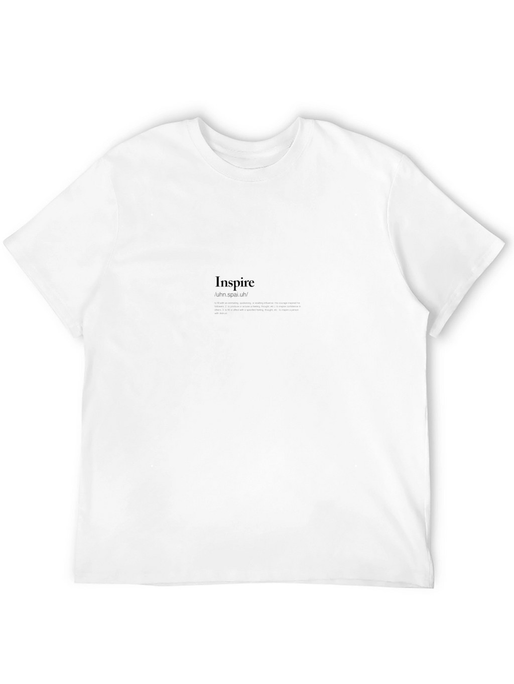 Inspire Black Tee - Stylish & Comfortable