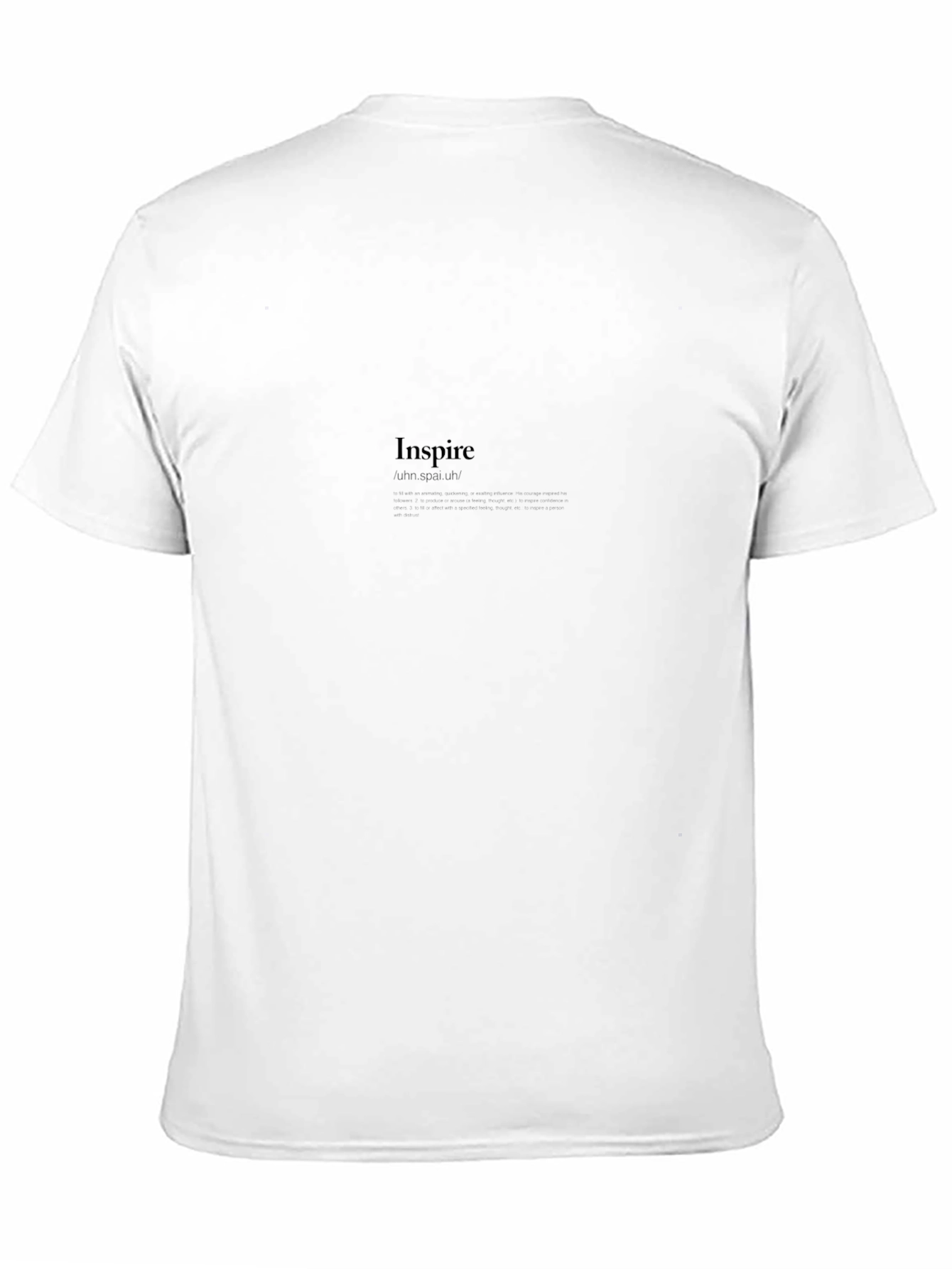 Inspire Black Tee - Stylish & Comfortable