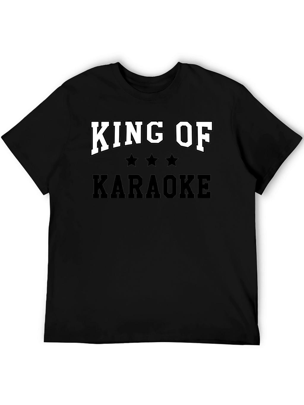 King of Karaoke Graphic Tee - Black