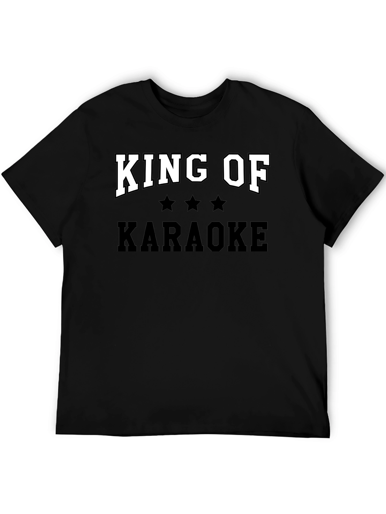 King of Karaoke Graphic Tee - Black