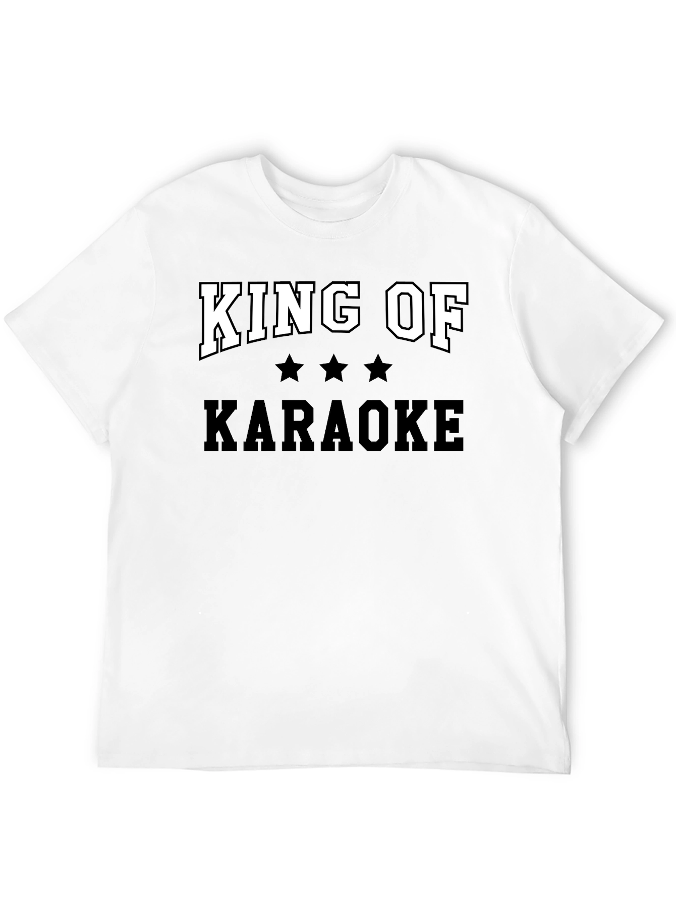 King of Karaoke Graphic Tee - Black