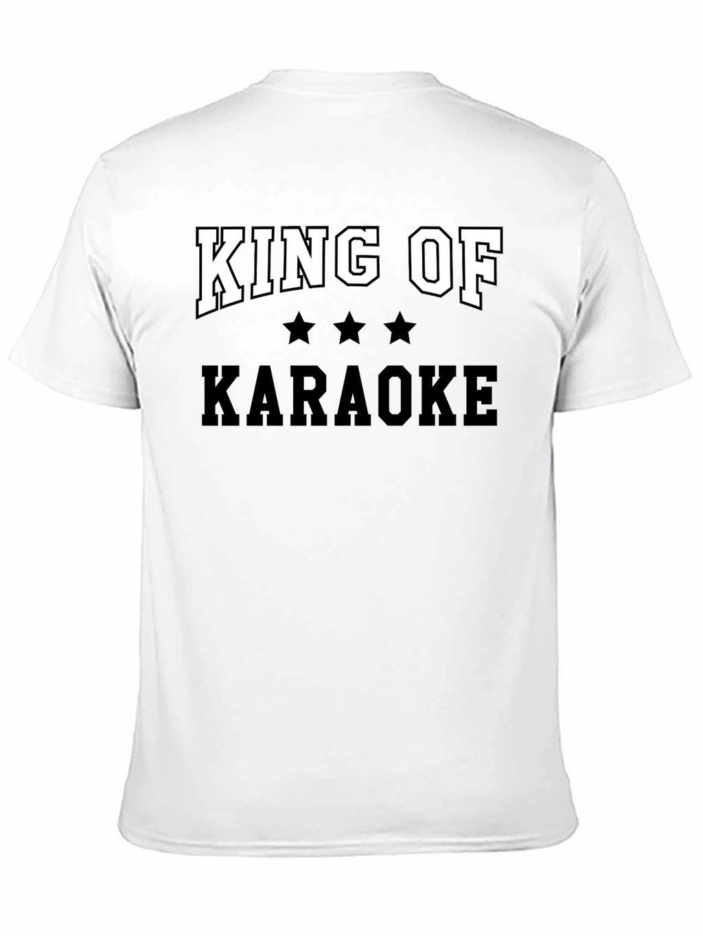 King of Karaoke Graphic Tee - Black