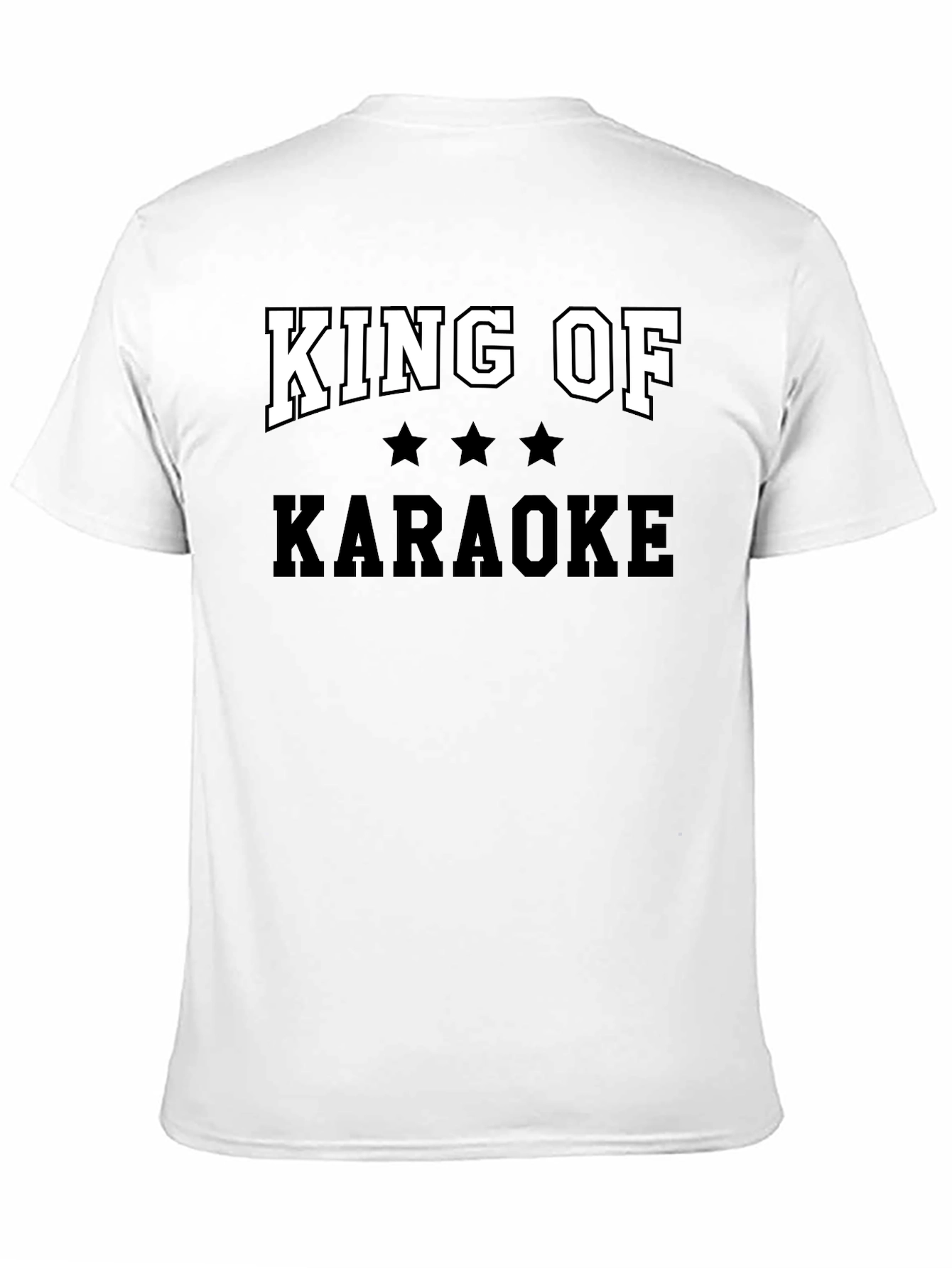 King of Karaoke Graphic Tee - Black
