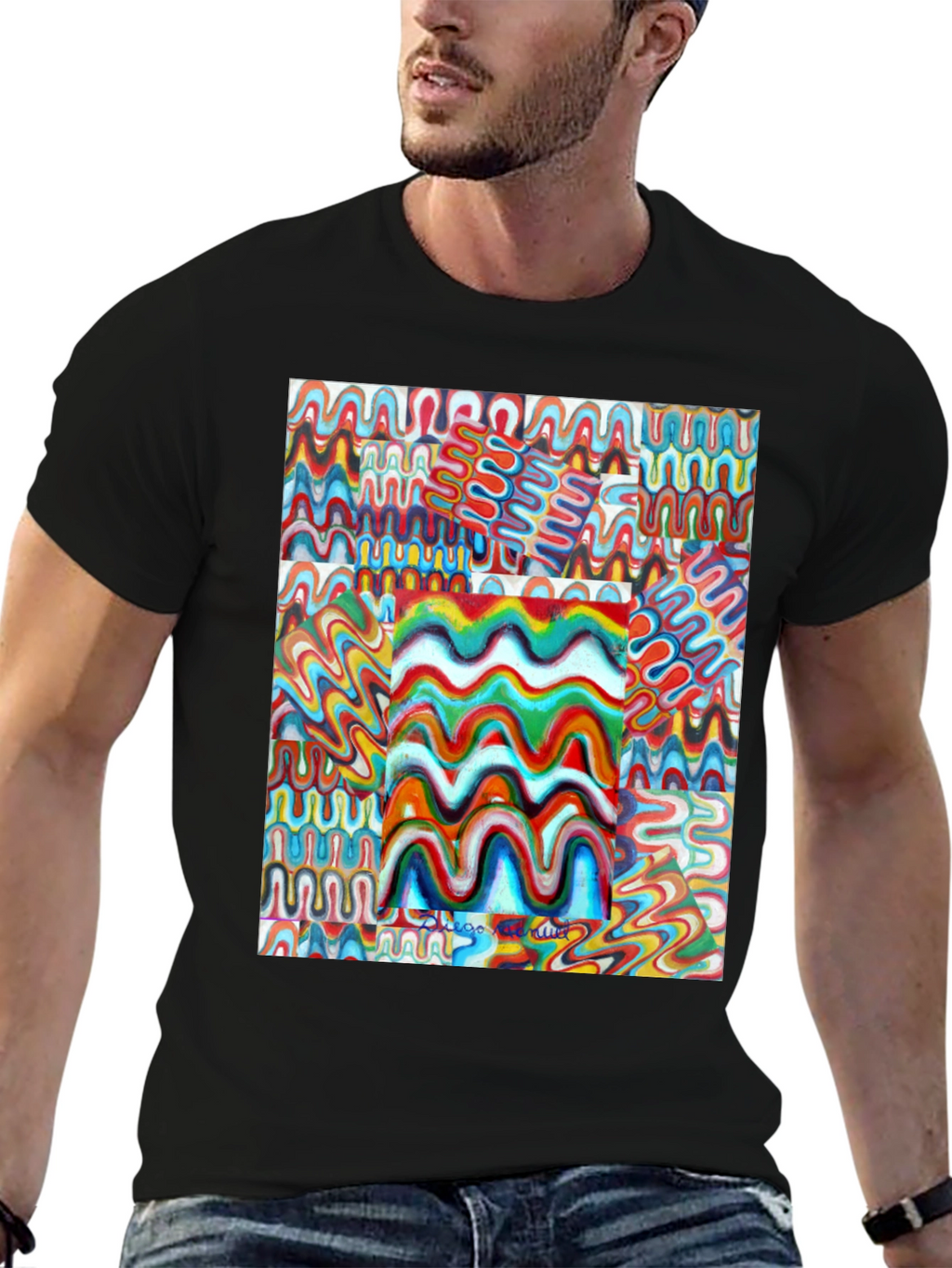 Abstract Art Print Mens Tee