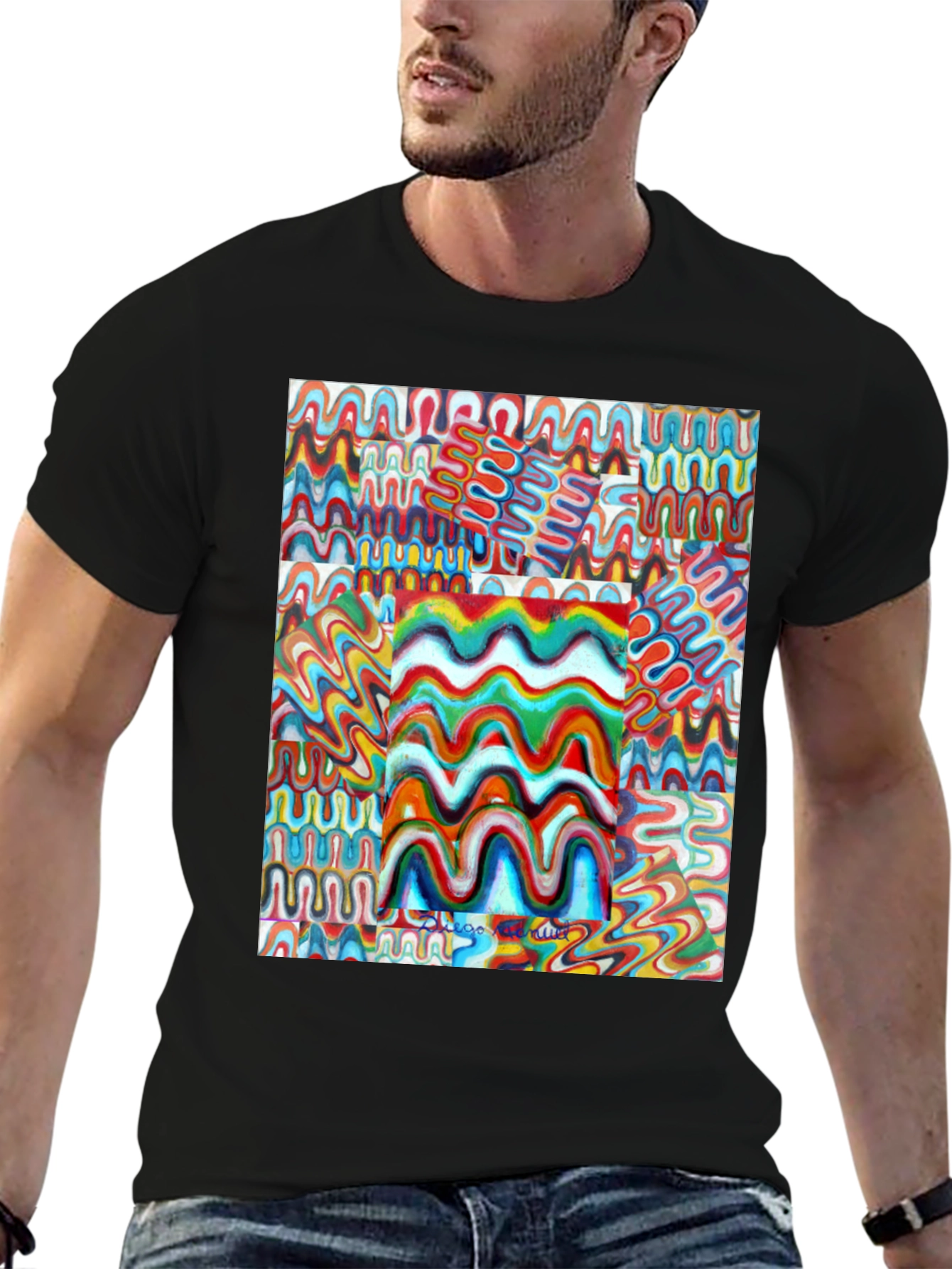 Abstract Art Print Mens Tee
