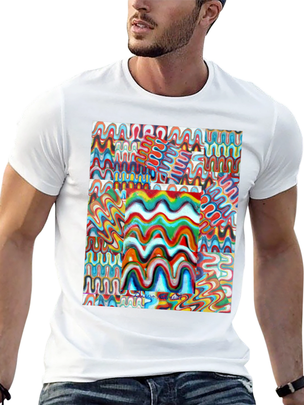 Abstract Art Print Mens Tee
