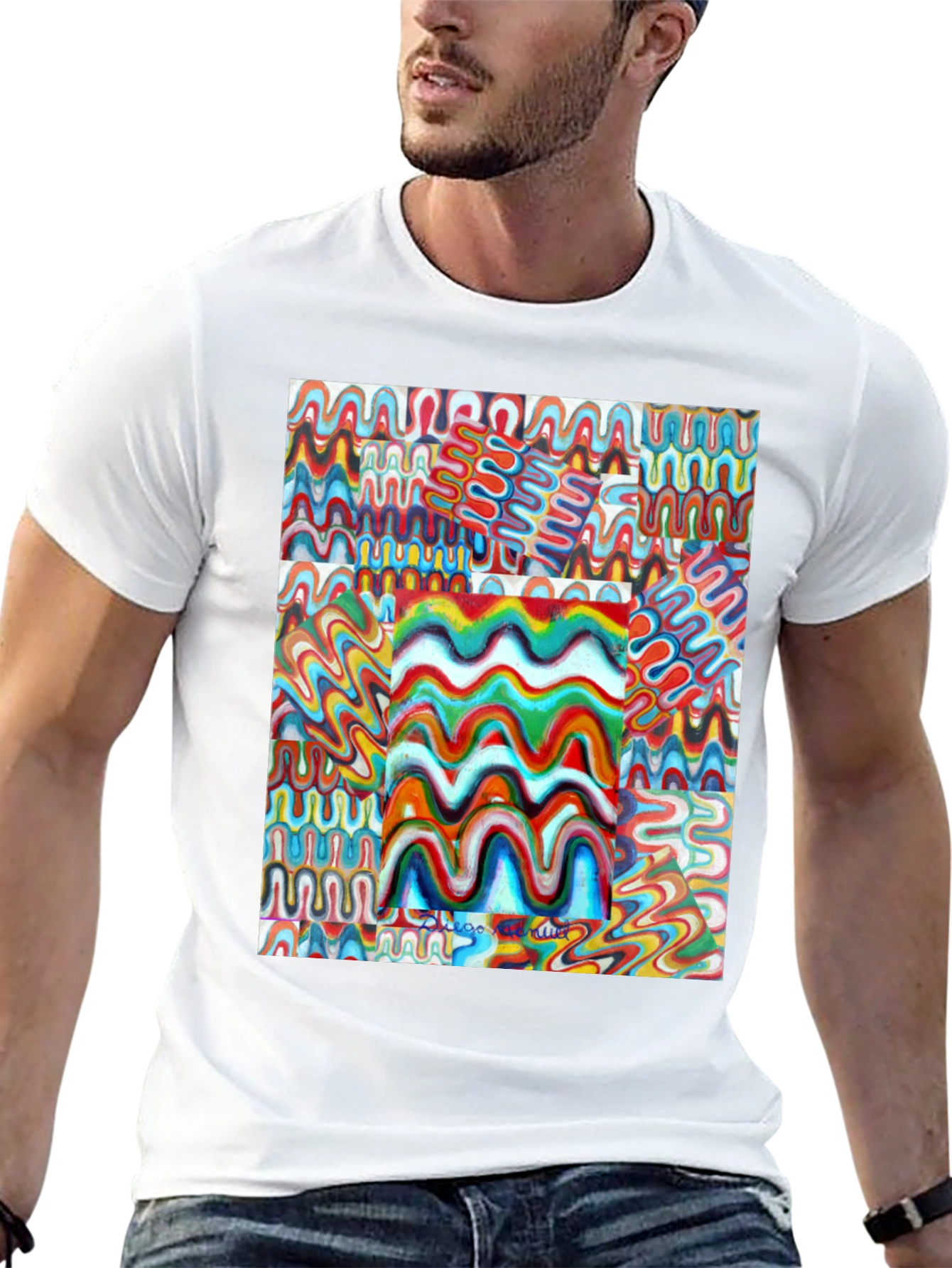 Abstract Art Print Mens Tee