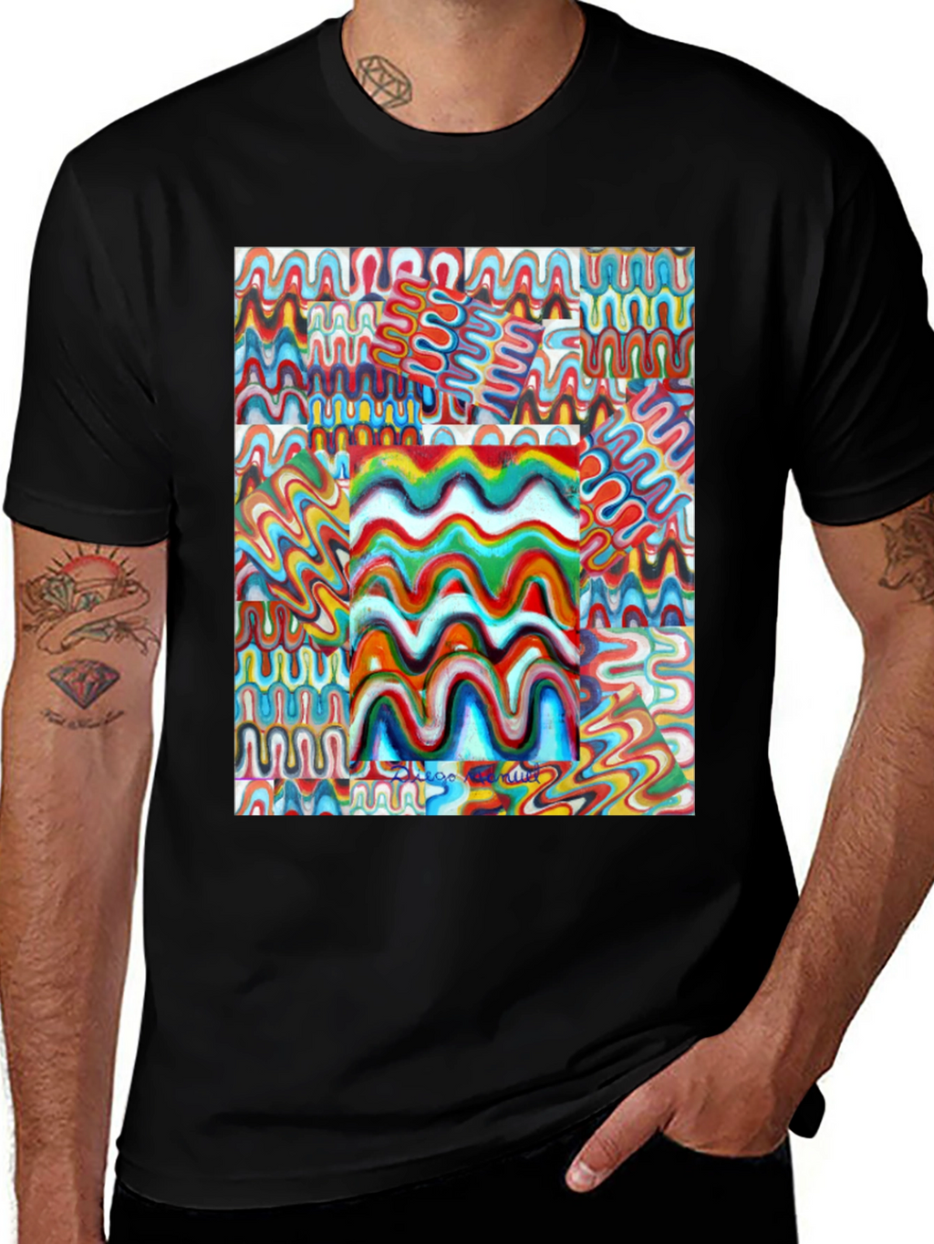 Abstract Art Print Mens Tee