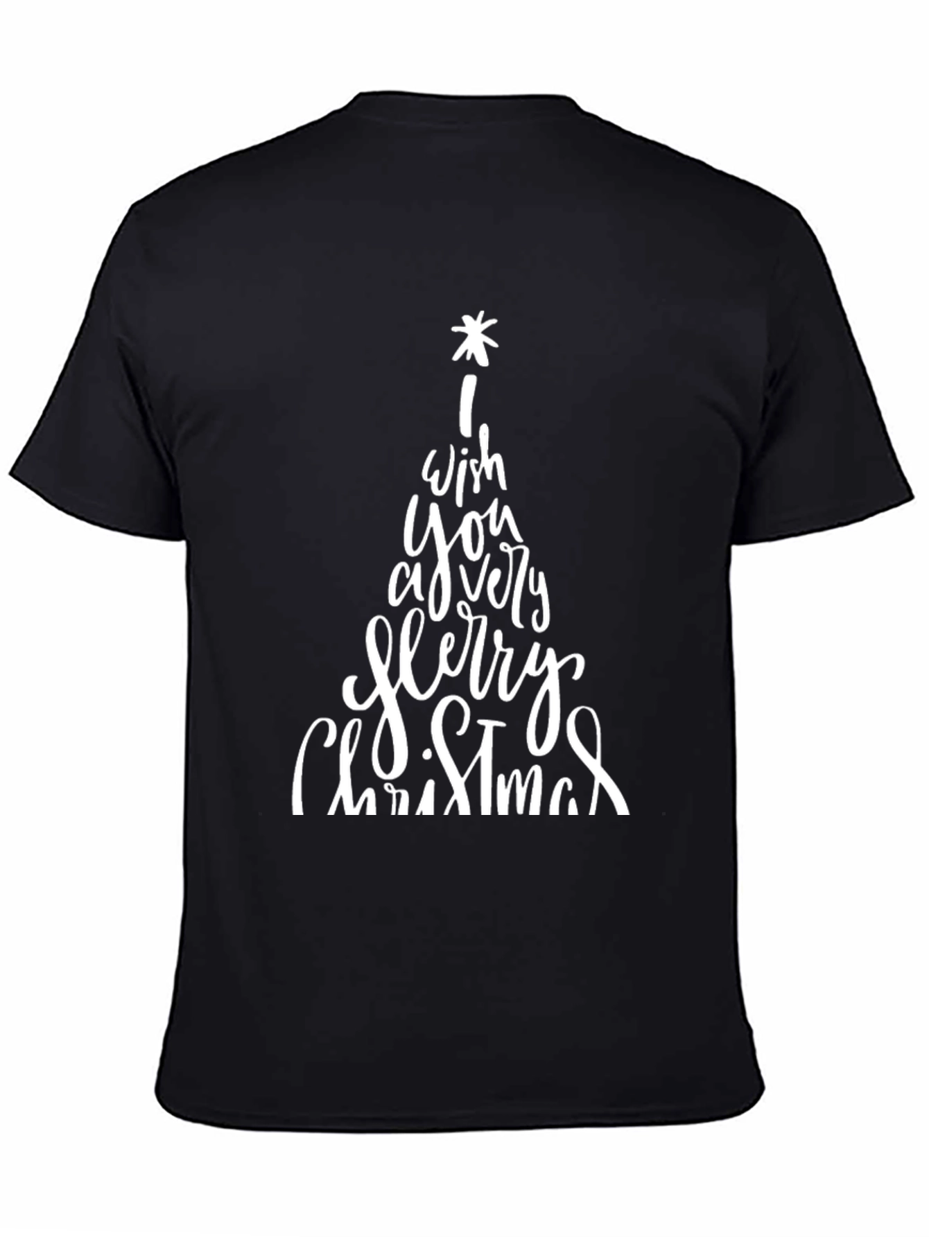 Merry Christmas Graphic Tee - Holiday Shirt