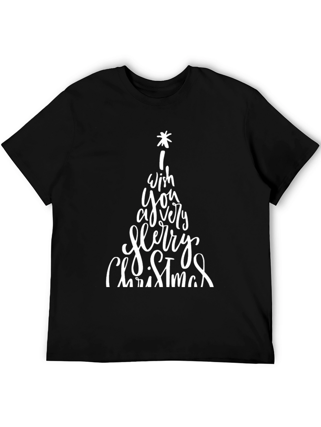 Merry Christmas Graphic Tee - Holiday Shirt