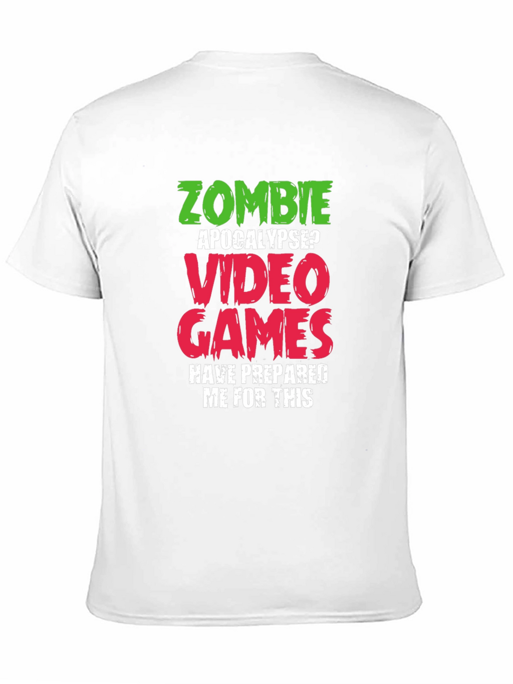 Zombie Apocalypse Video Games T-Shirt