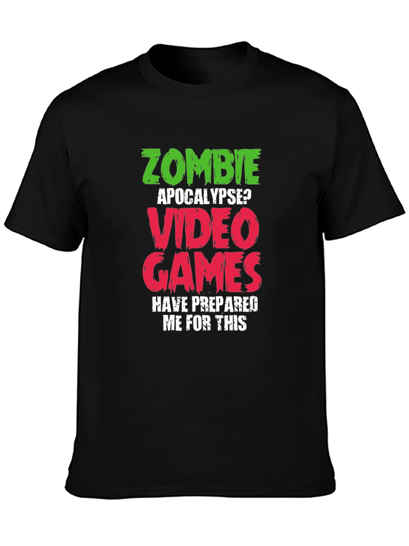 Zombie Apocalypse Video Games T-Shirt