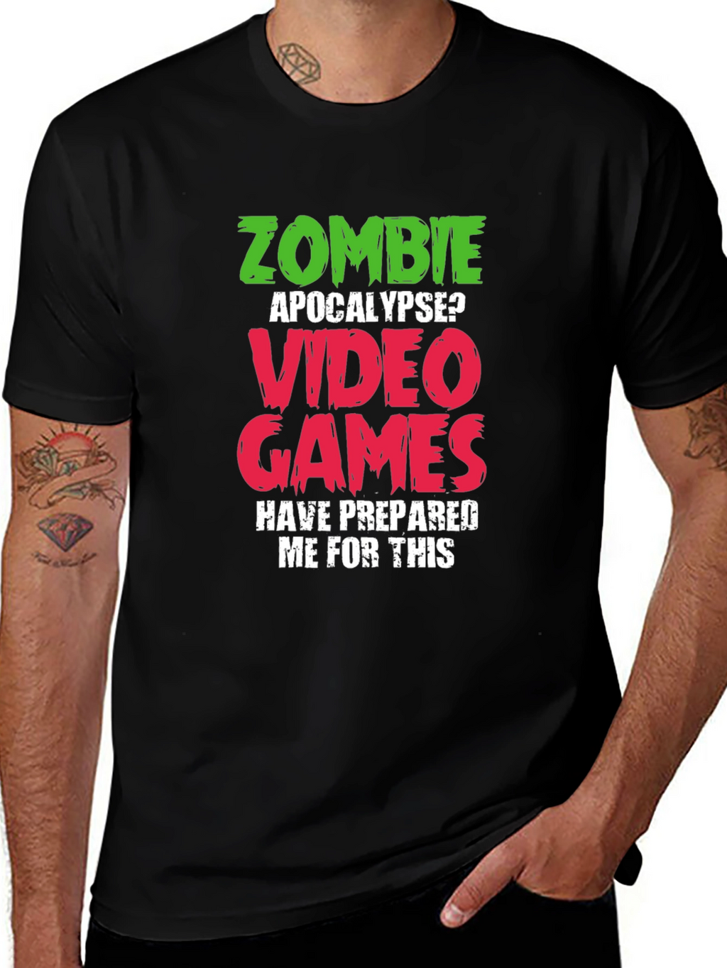 Zombie Apocalypse Video Games T-Shirt
