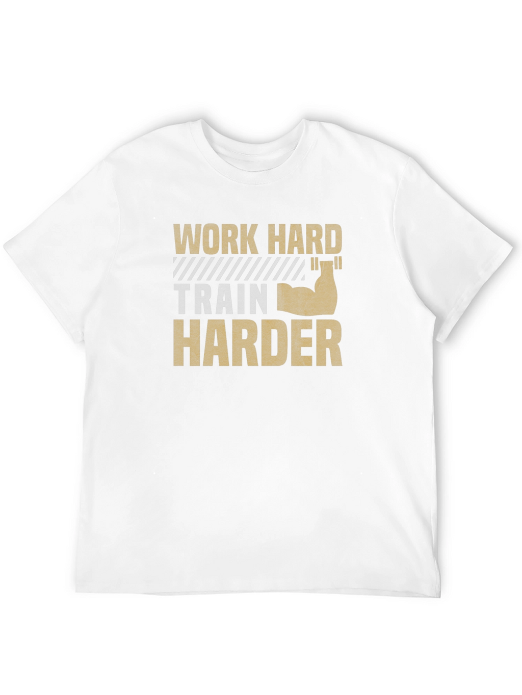 Work Hard Train Harder Black T-Shirt