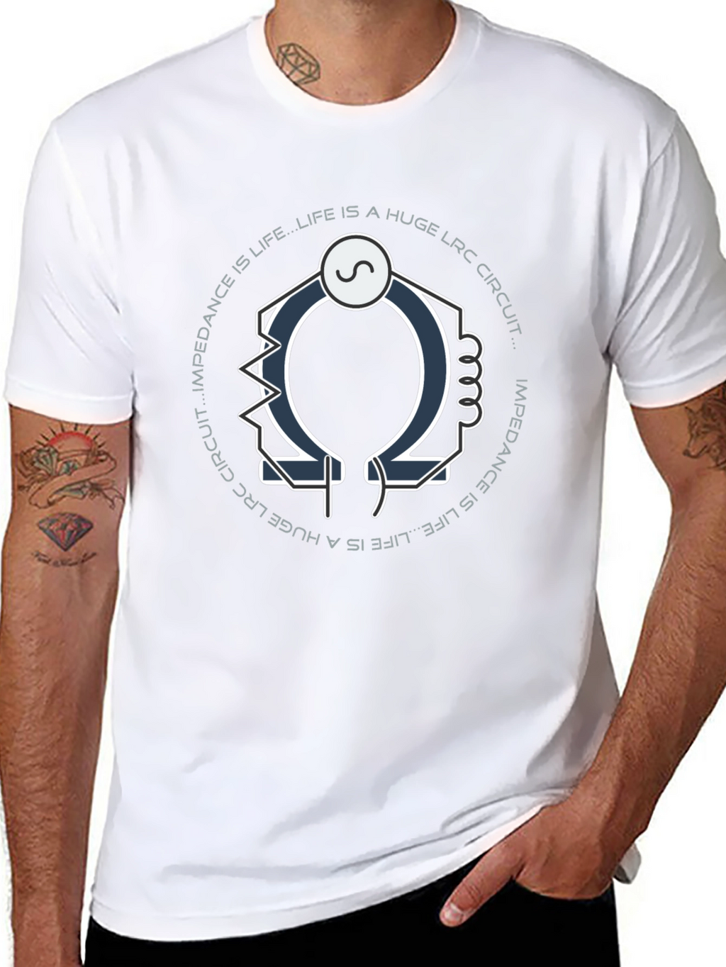 Impedance is Life LRC Circuit Graphic T-Shirt