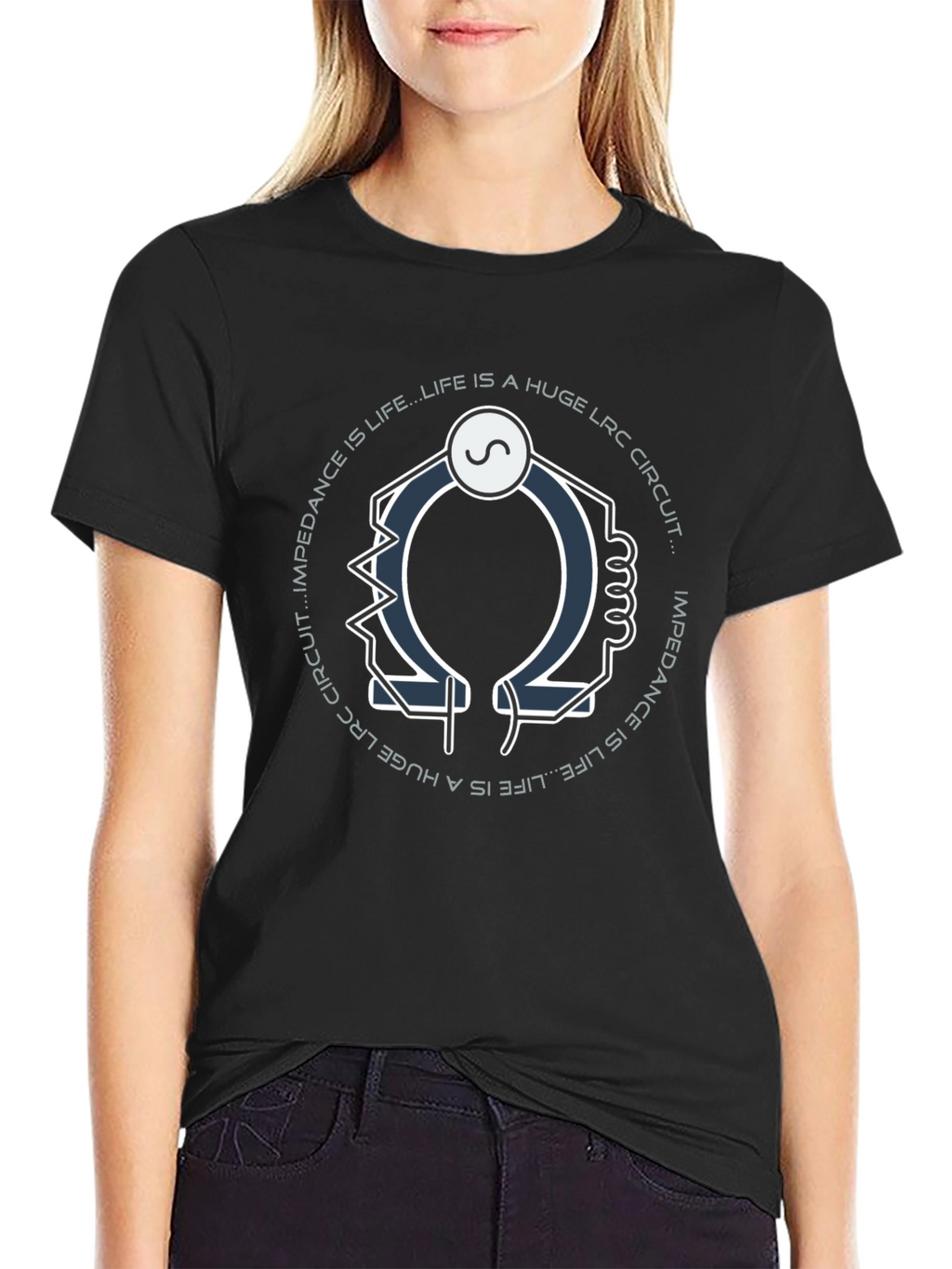 Impedance is Life LRC Circuit Graphic T-Shirt
