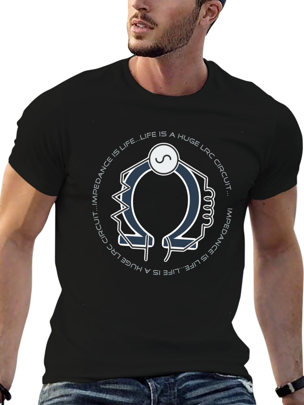 Impedance is Life LRC Circuit Graphic T-Shirt