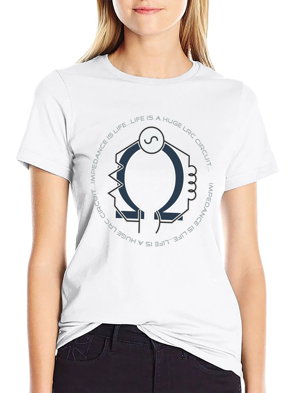 Impedance is Life LRC Circuit Graphic T-Shirt