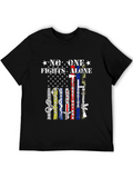 No One Fights Alone T-Shirt First Responders