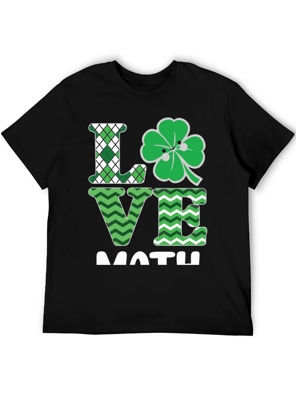 Love Math Shamrock T-Shirt St. Patricks Day