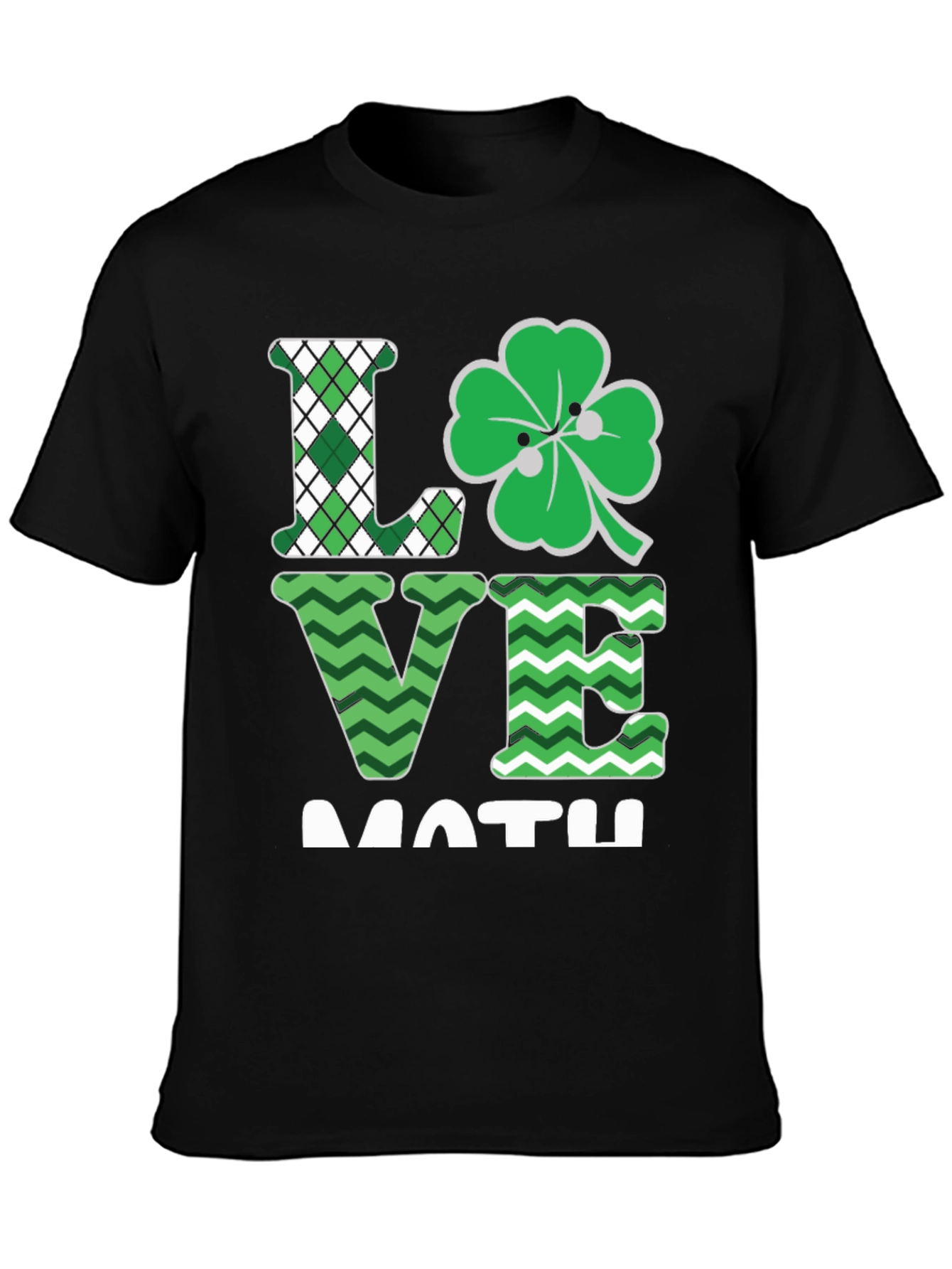 Love Math Shamrock T-Shirt St. Patricks Day