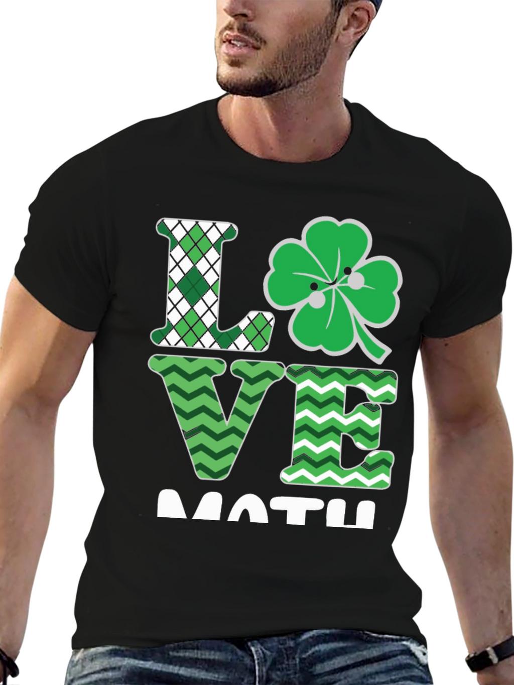 Love Math Shamrock T-Shirt St. Patricks Day