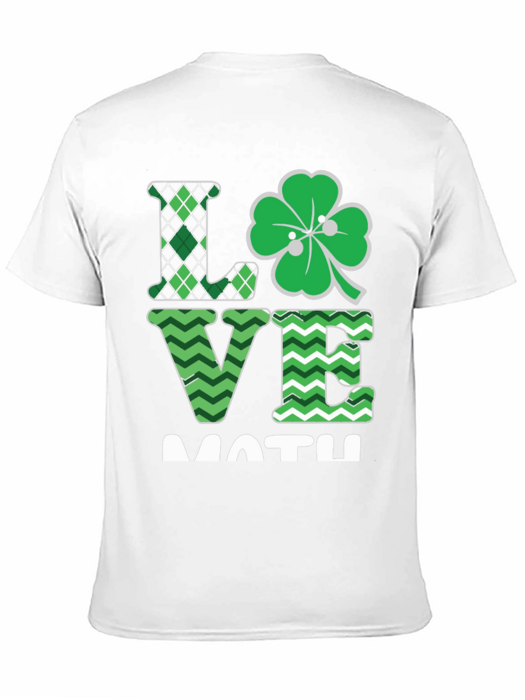 Love Math Shamrock T-Shirt St. Patricks Day