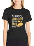 School Counselor Taco T-Shirt
