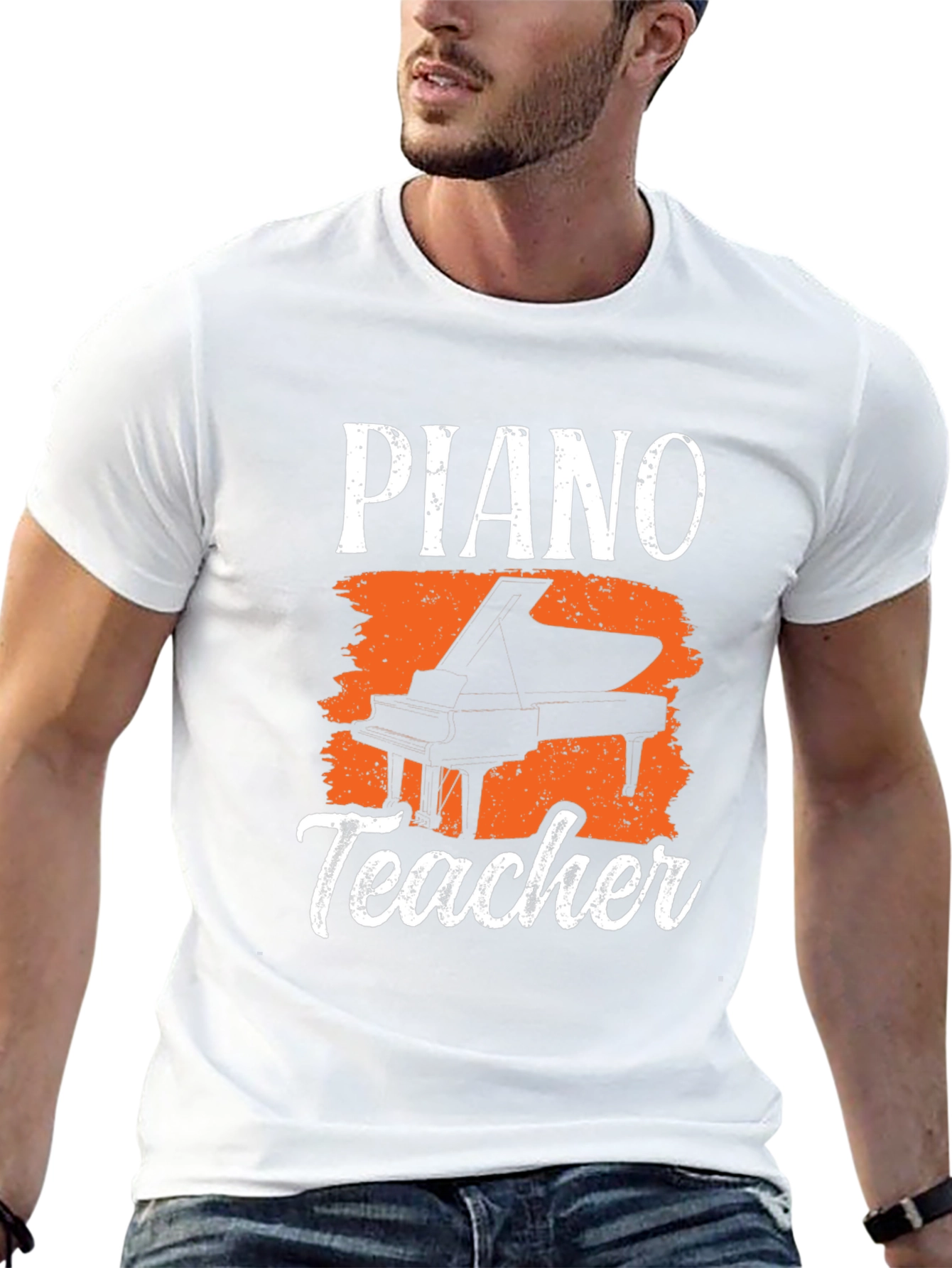 Piano Teacher Graphic Tee - Music Lovers T-Shirt