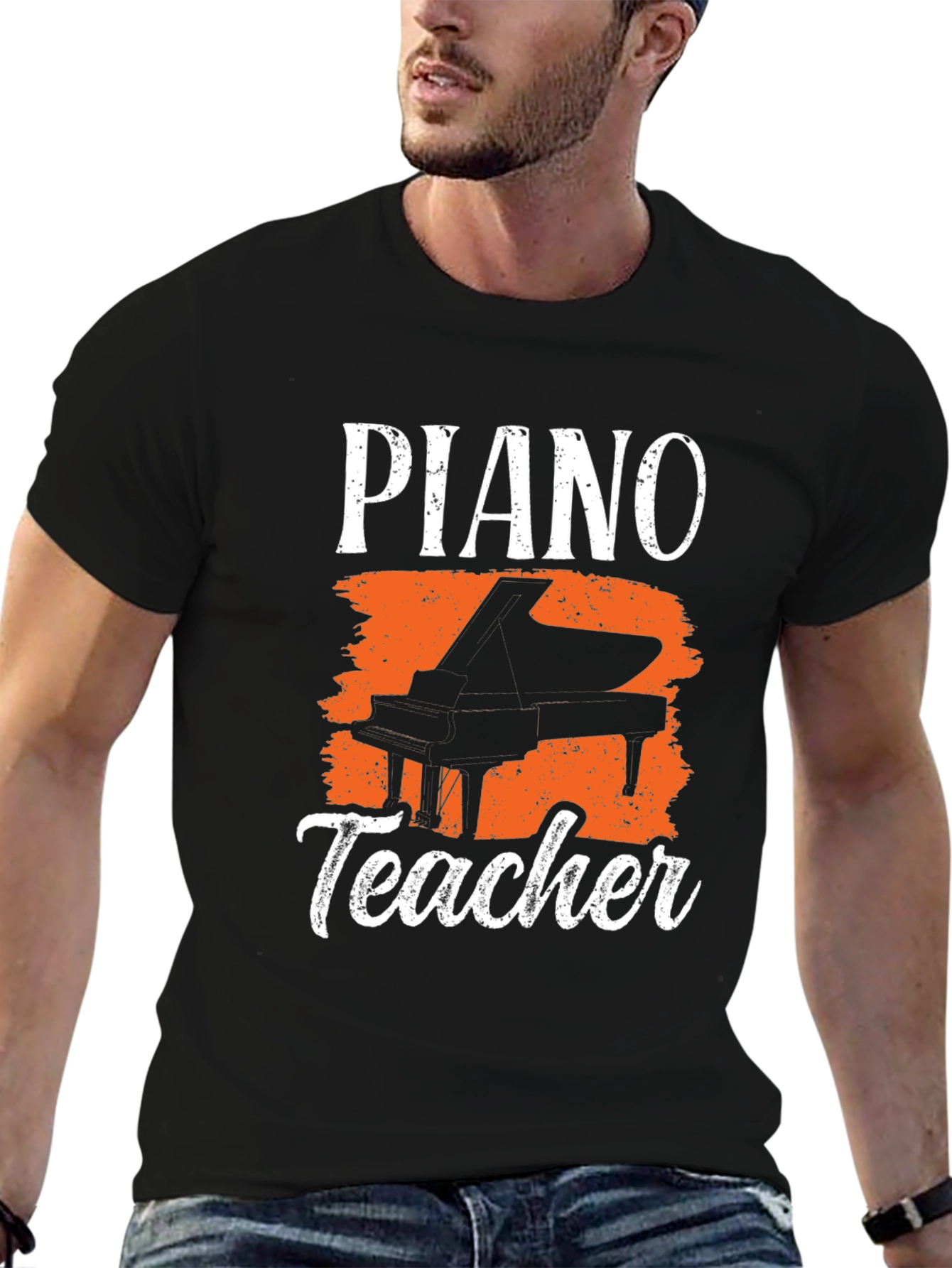 Piano Teacher Graphic Tee - Music Lovers T-Shirt