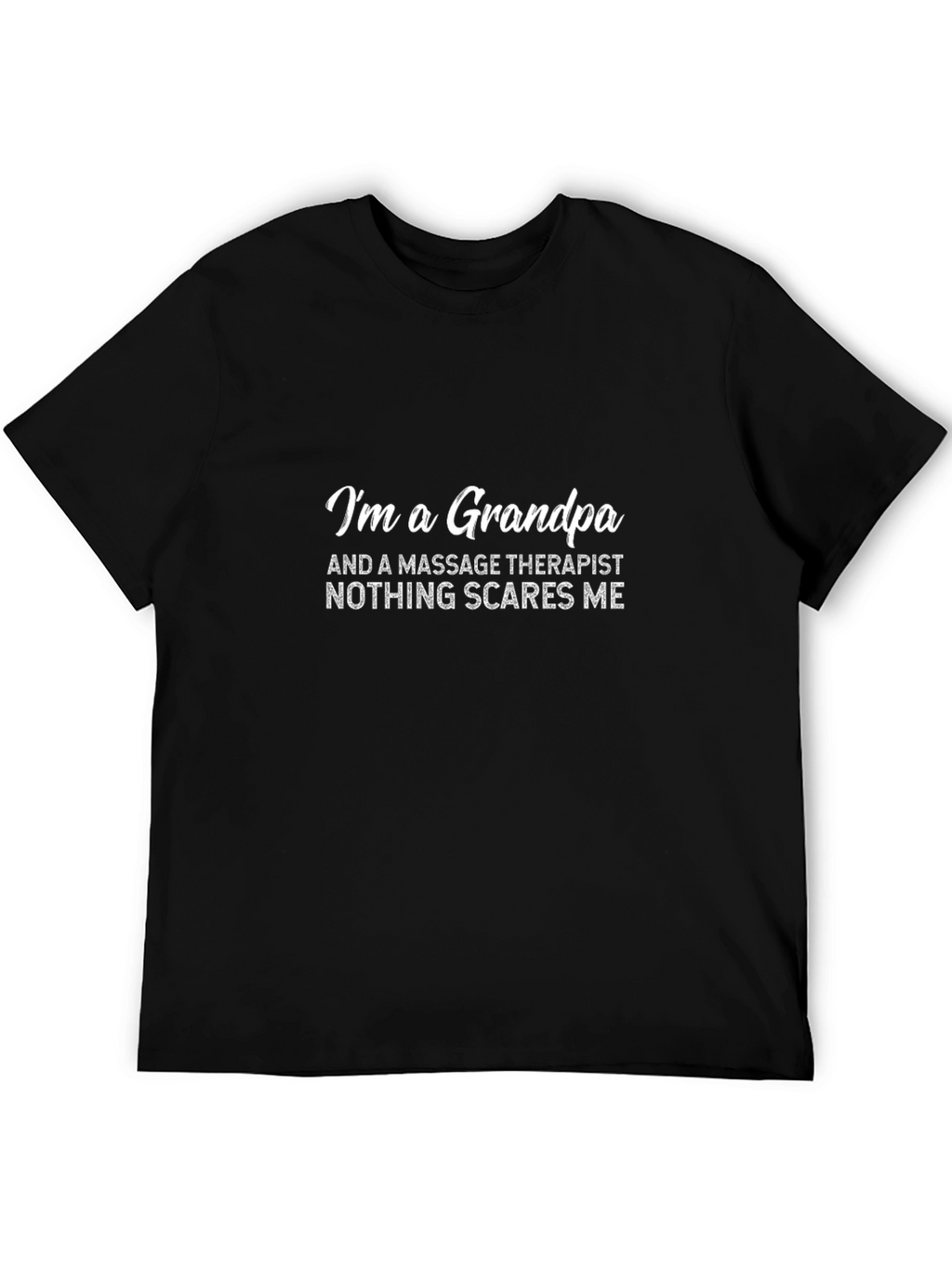 Funny Grandpa Massage Therapist Graphic Tee