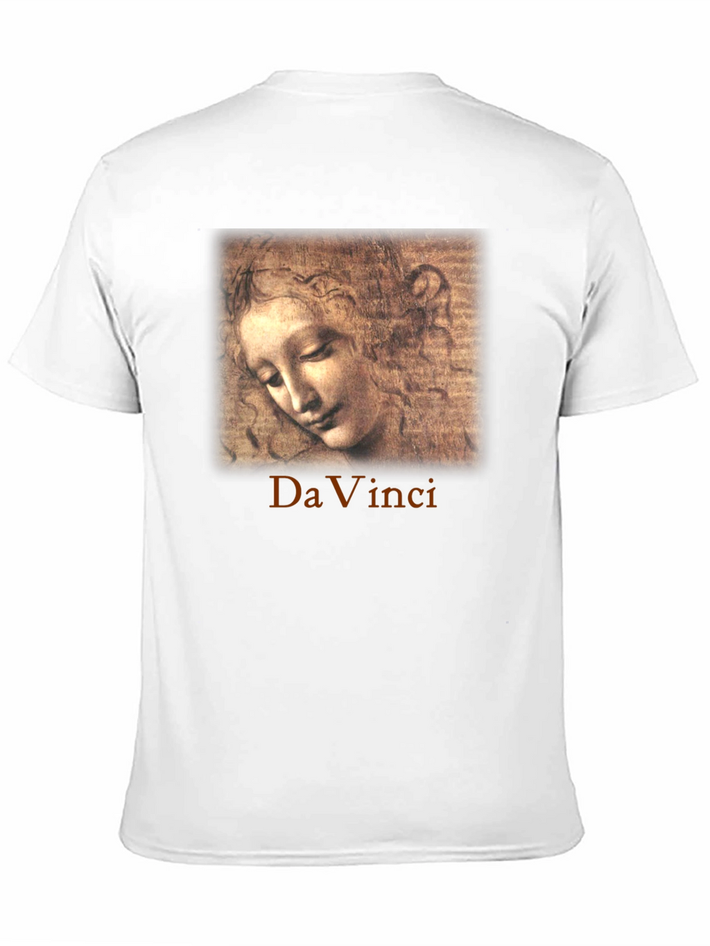 Da Vinci Sketch Portrait Graphic T-Shirt