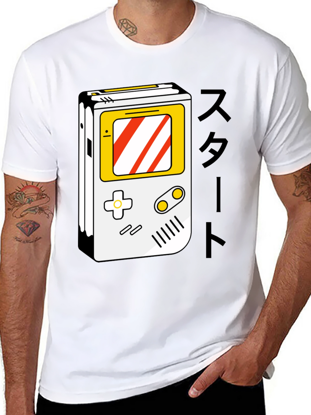 Retro Gaming T-Shirt - Classic Handheld Design