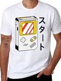 Retro Gaming T-Shirt - Classic Handheld Design