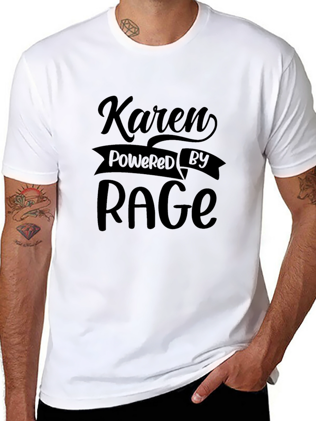 Karen Powered by Rage T-Shirt