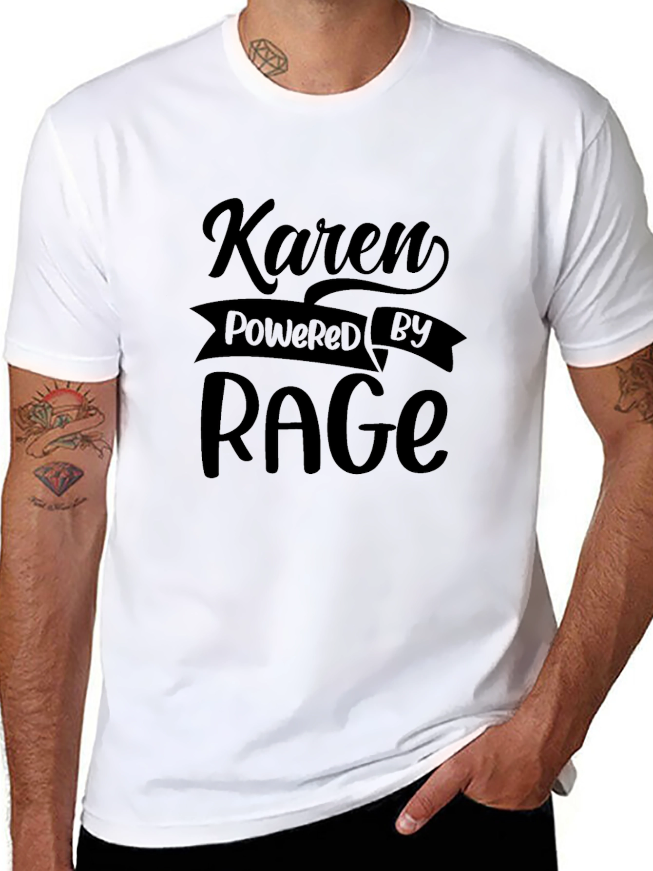 Karen Powered by Rage T-Shirt