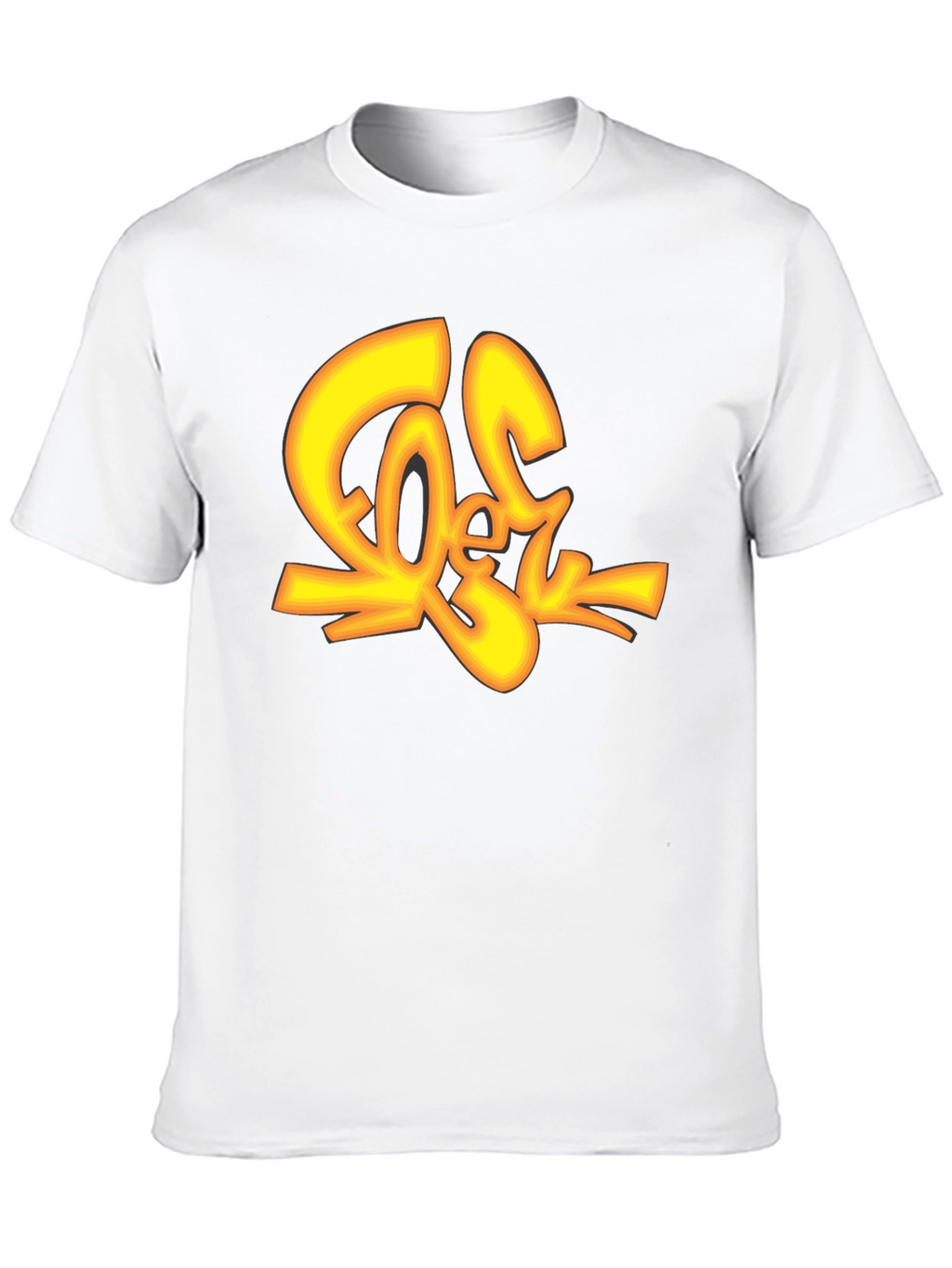 Cool Graphic Tee - Black Cotton T-Shirt