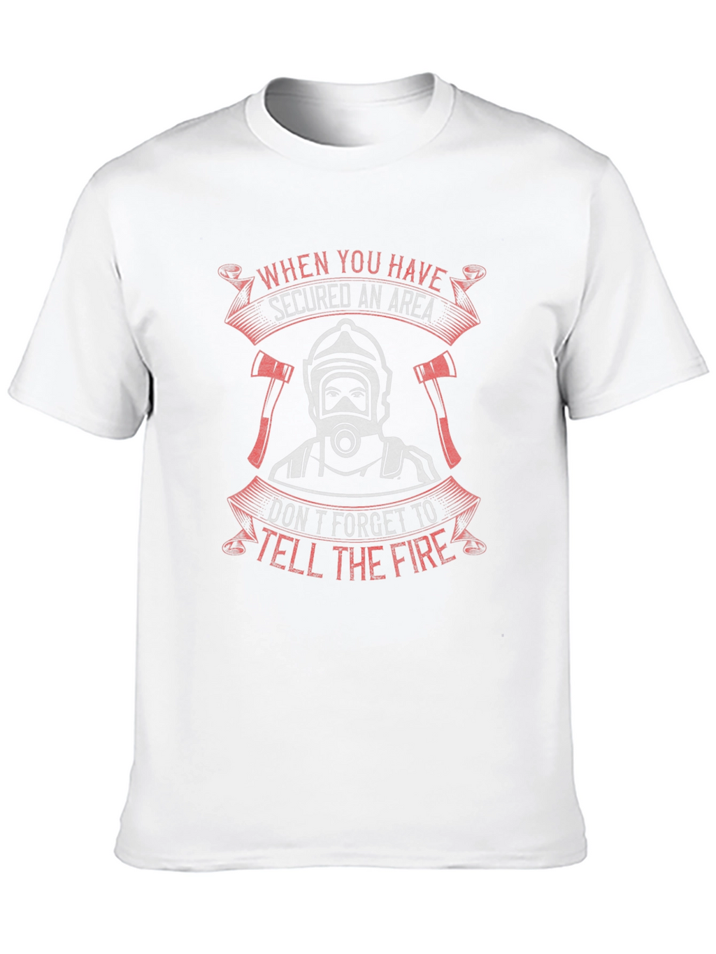 Firefighter Secured Area Graphic T-Shirt