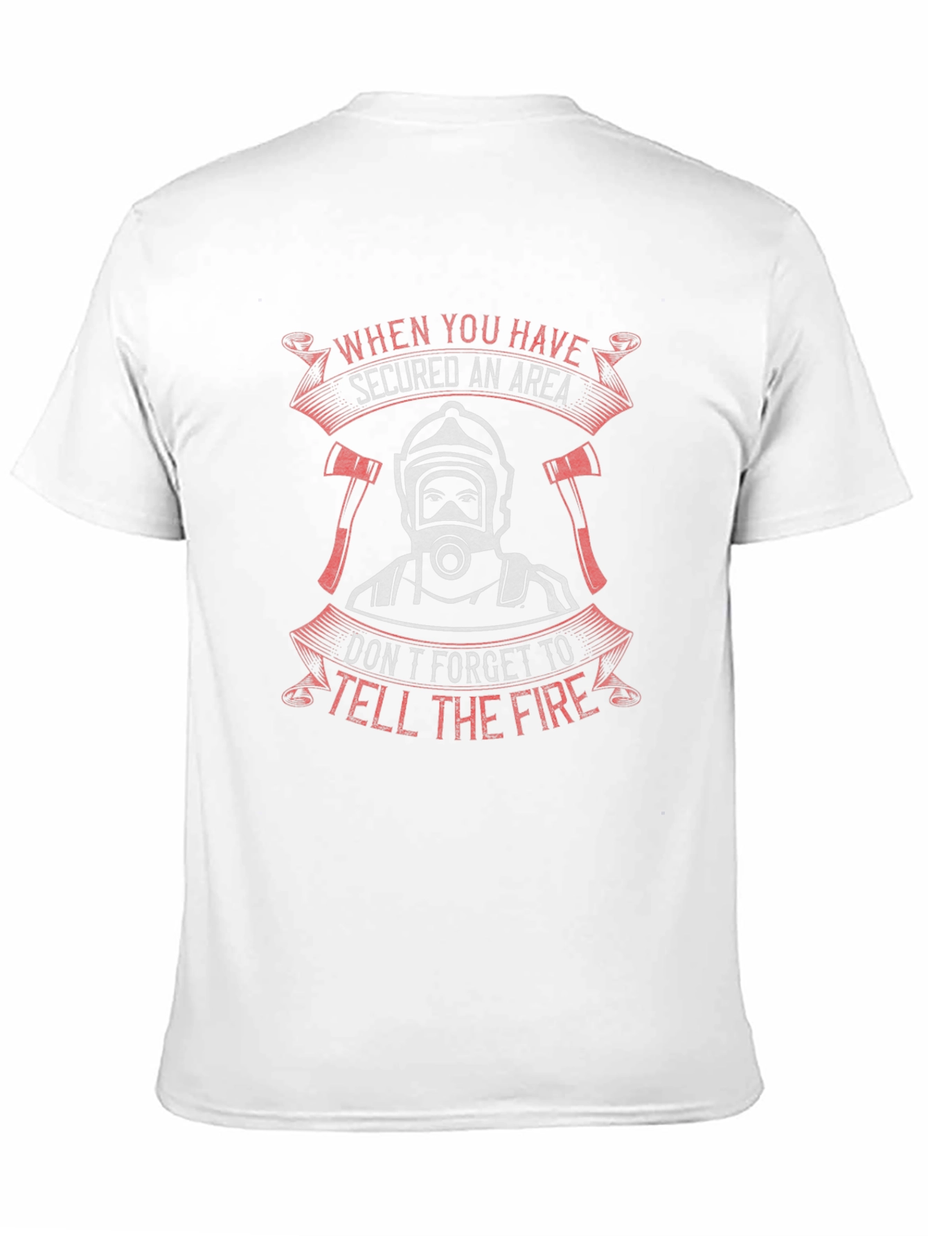 Firefighter Secured Area Graphic T-Shirt