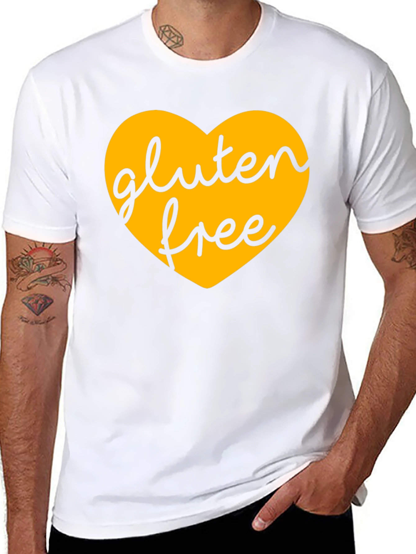 Gluten Free Heart Graphic T-Shirt