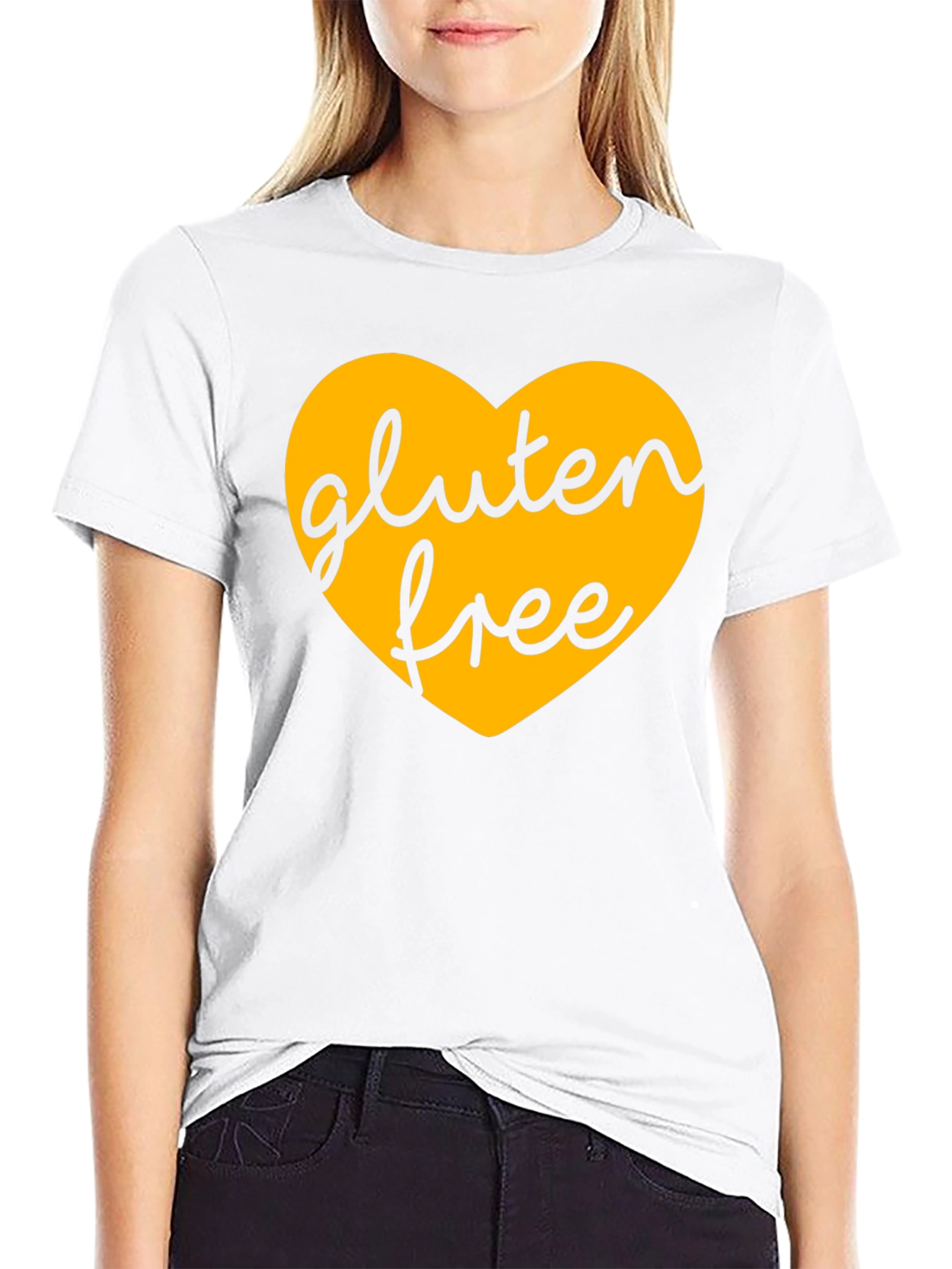 Gluten Free Heart Graphic T-Shirt