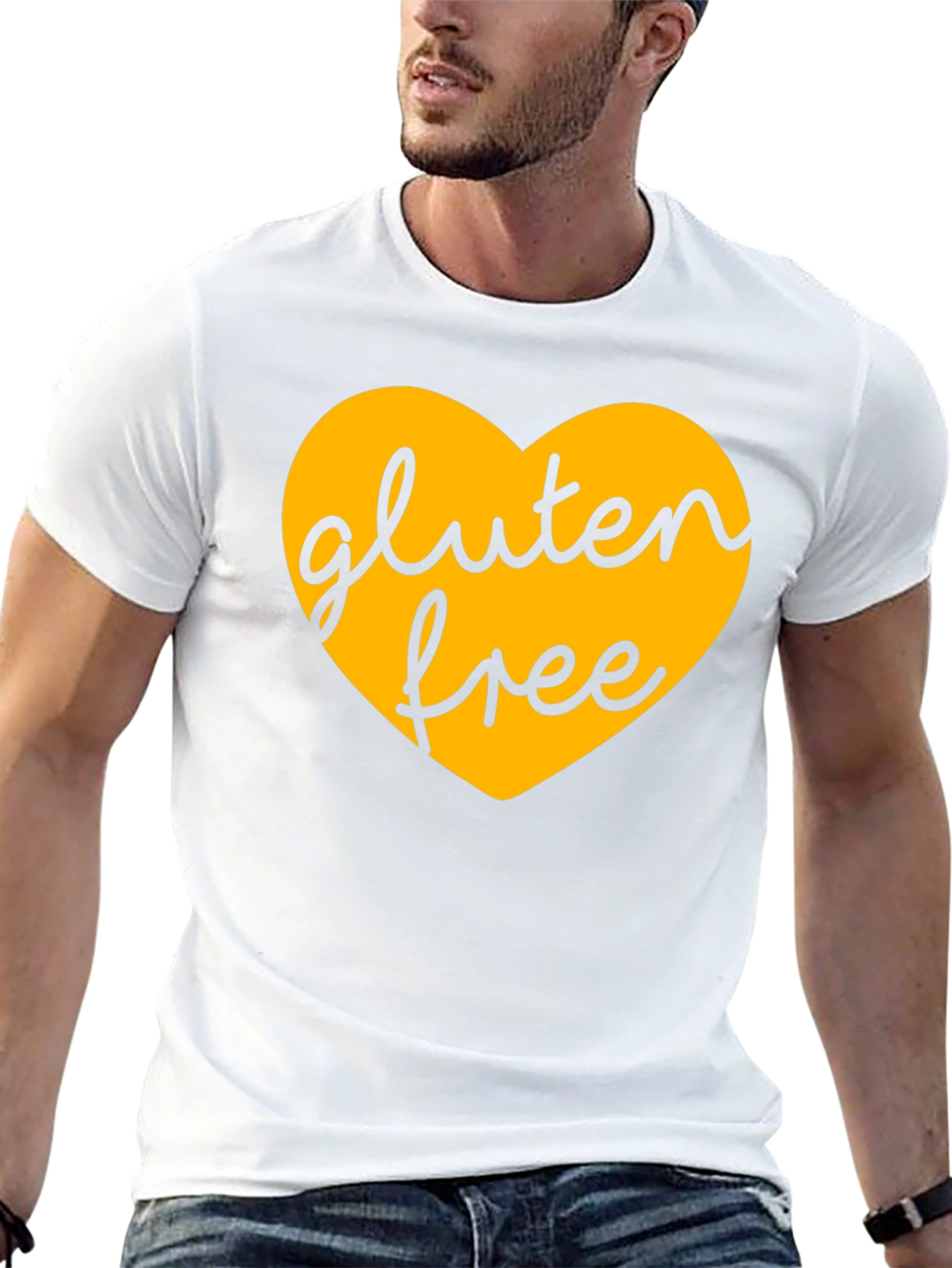 Gluten Free Heart Graphic T-Shirt
