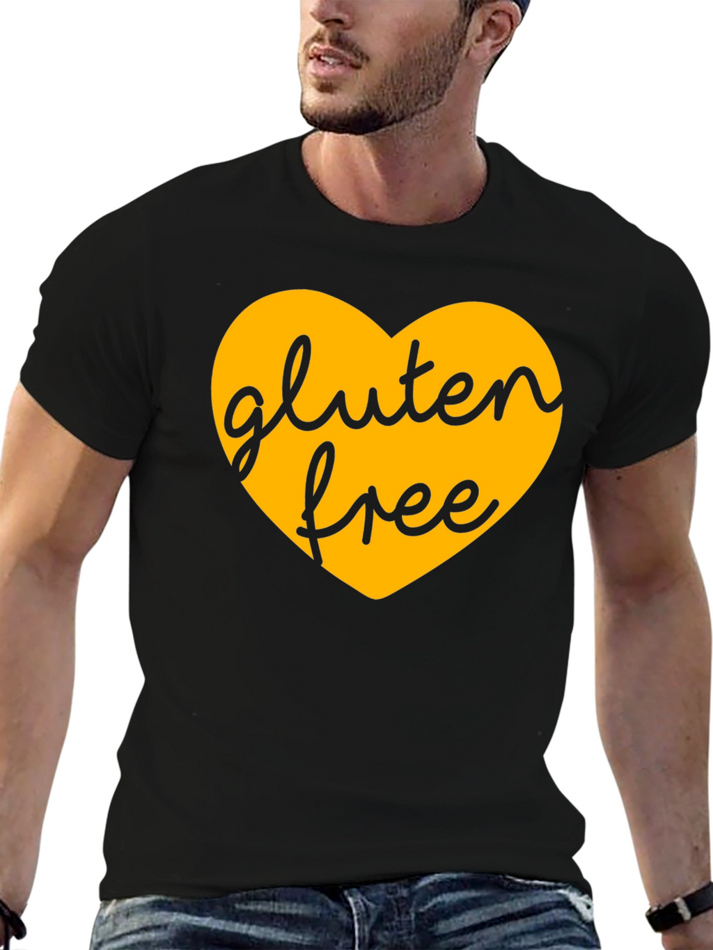 Gluten Free Heart Graphic T-Shirt