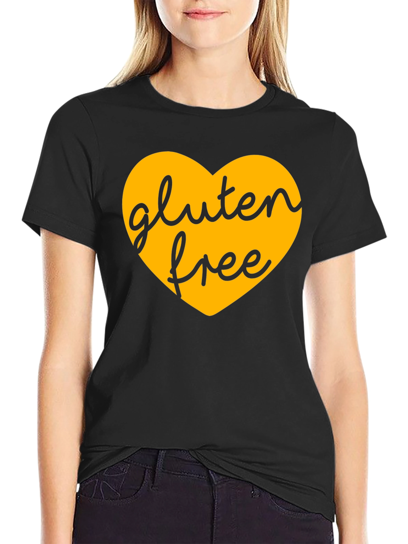 Gluten Free Heart Graphic T-Shirt
