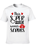 Superhero Scrubs T-Shirt - Nurse Apparel