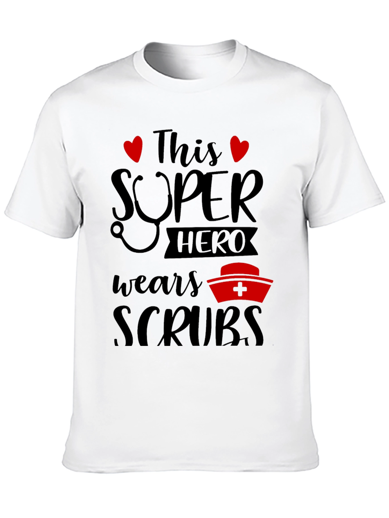 Superhero Scrubs T-Shirt - Nurse Apparel