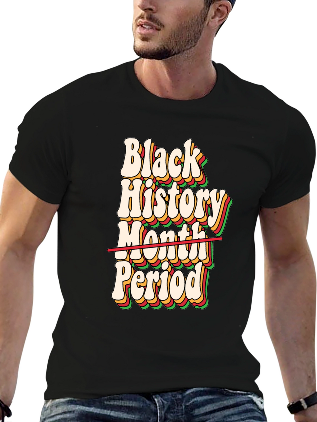 Black History Month Period T-Shirt