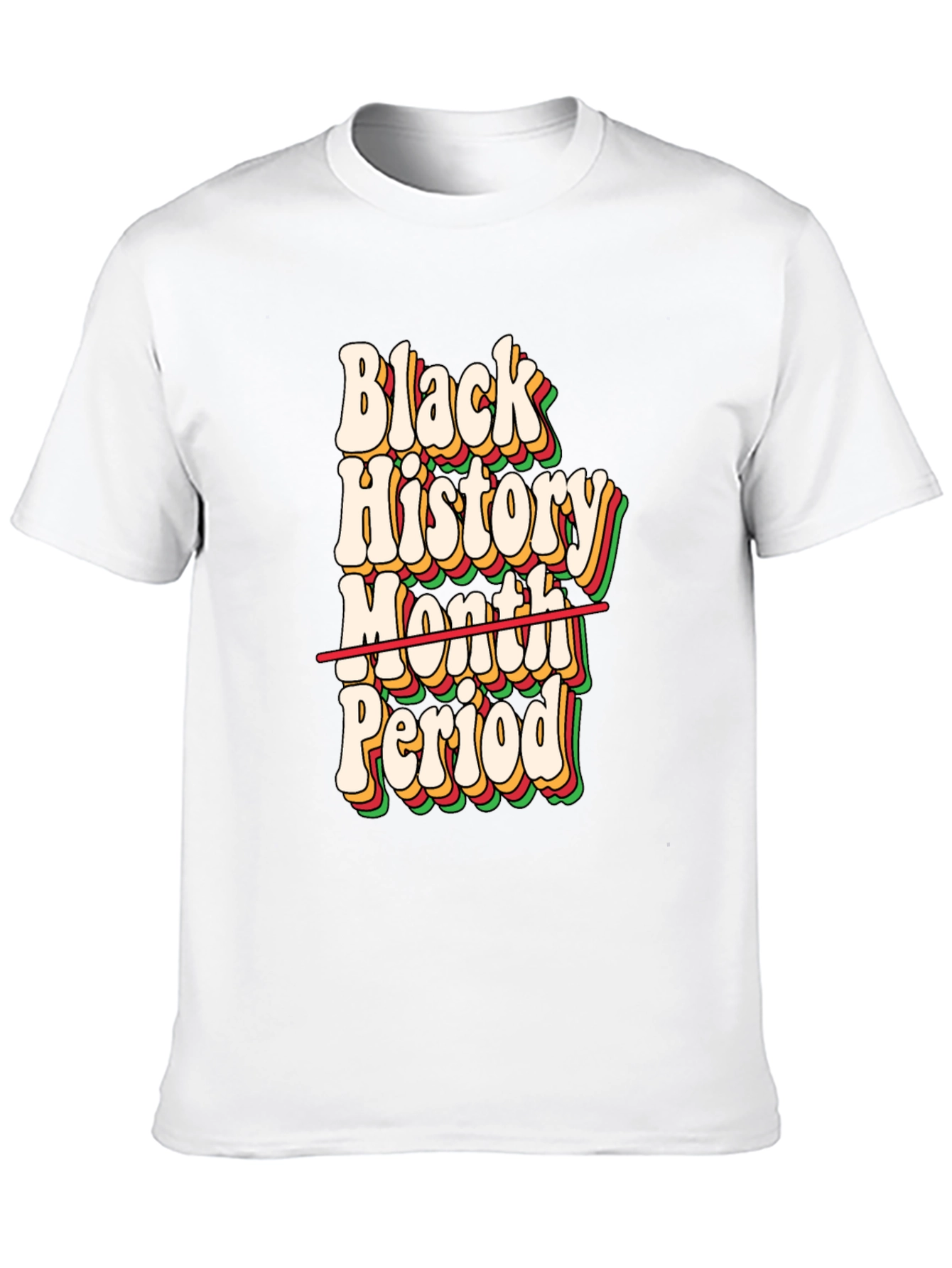 Black History Month Period T-Shirt