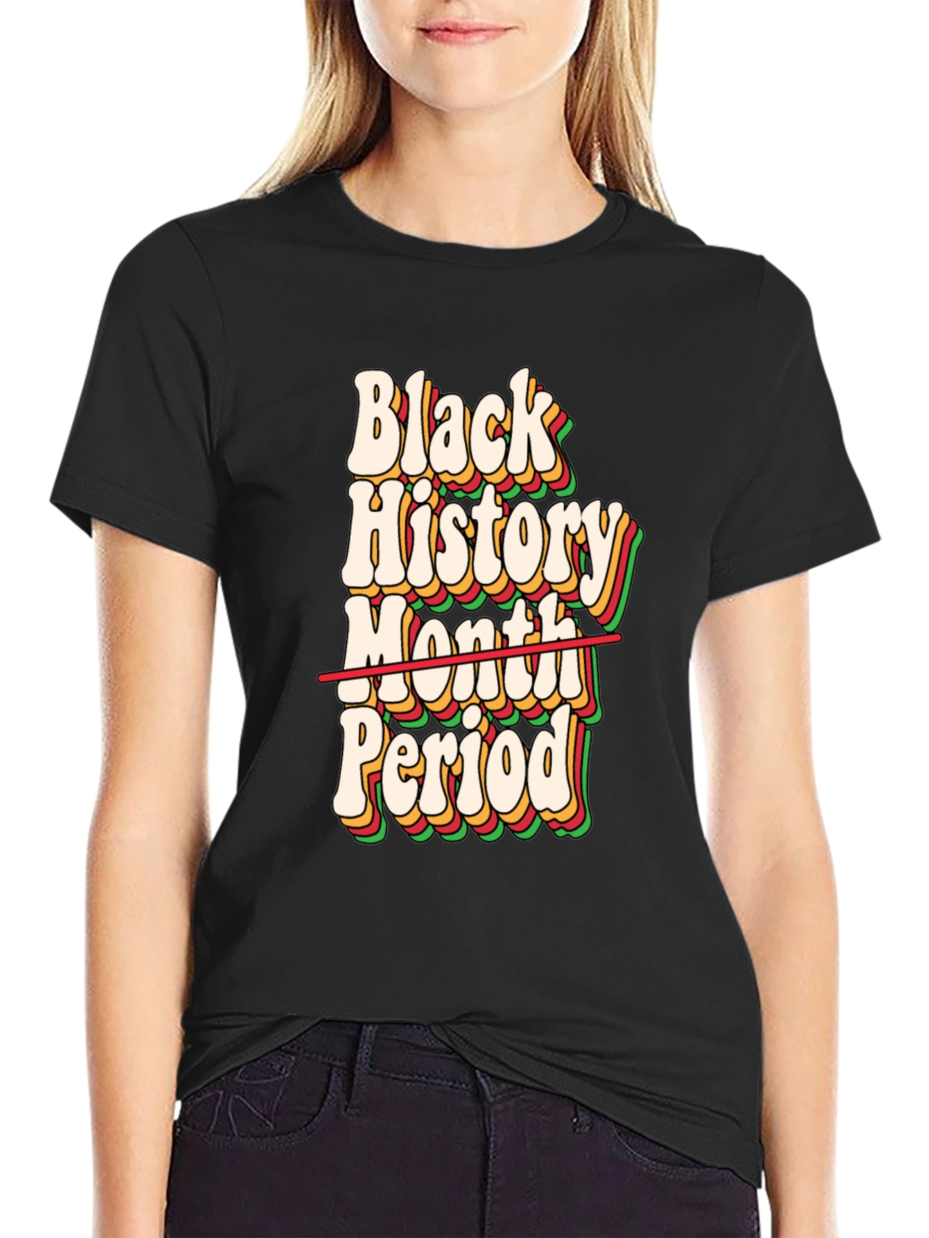 Black History Month Period T-Shirt